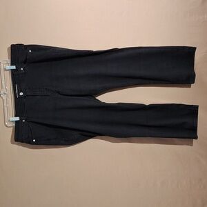 Womens Levi's 414 Classic Straight Black Denim Jeans 20W